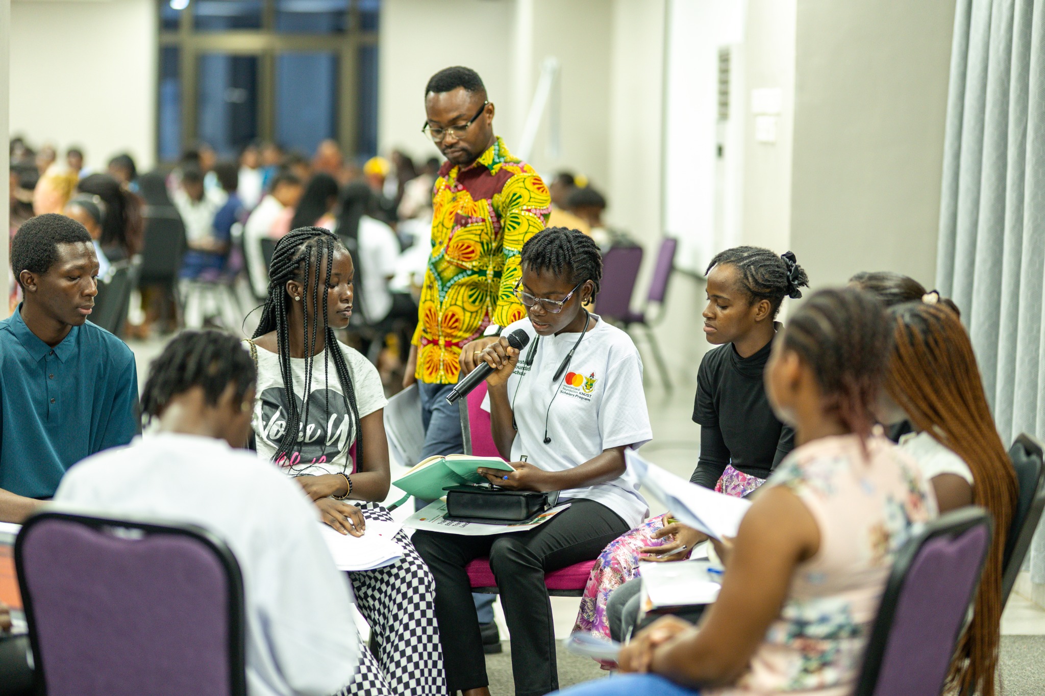 MCF scholars group discussion session