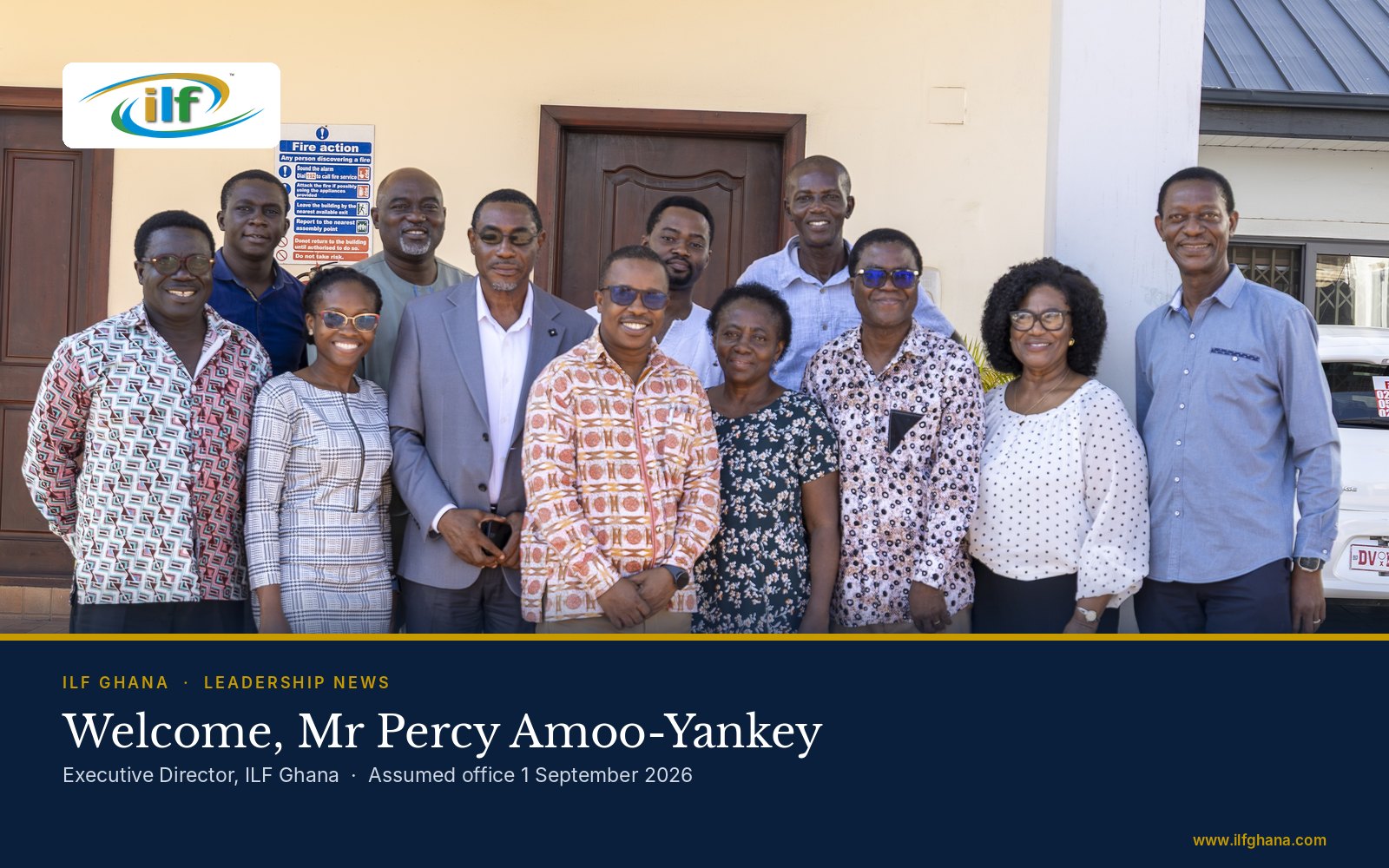 New Executive Director for ILF Ghana
