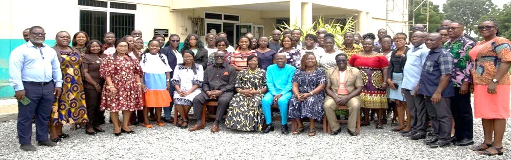 Ga Central Municipal Education Directorate participants with the ILF Ghana team