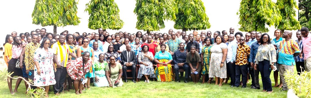 La Dade-Kotopon Municipal Education Directorate participants with the ILF Ghana team